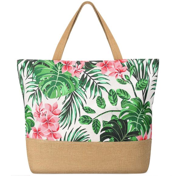 Beach Bag, Large Beach Tote Bag With Zier, Woven Straw Tote Bag :> - Picture 1 of 8
